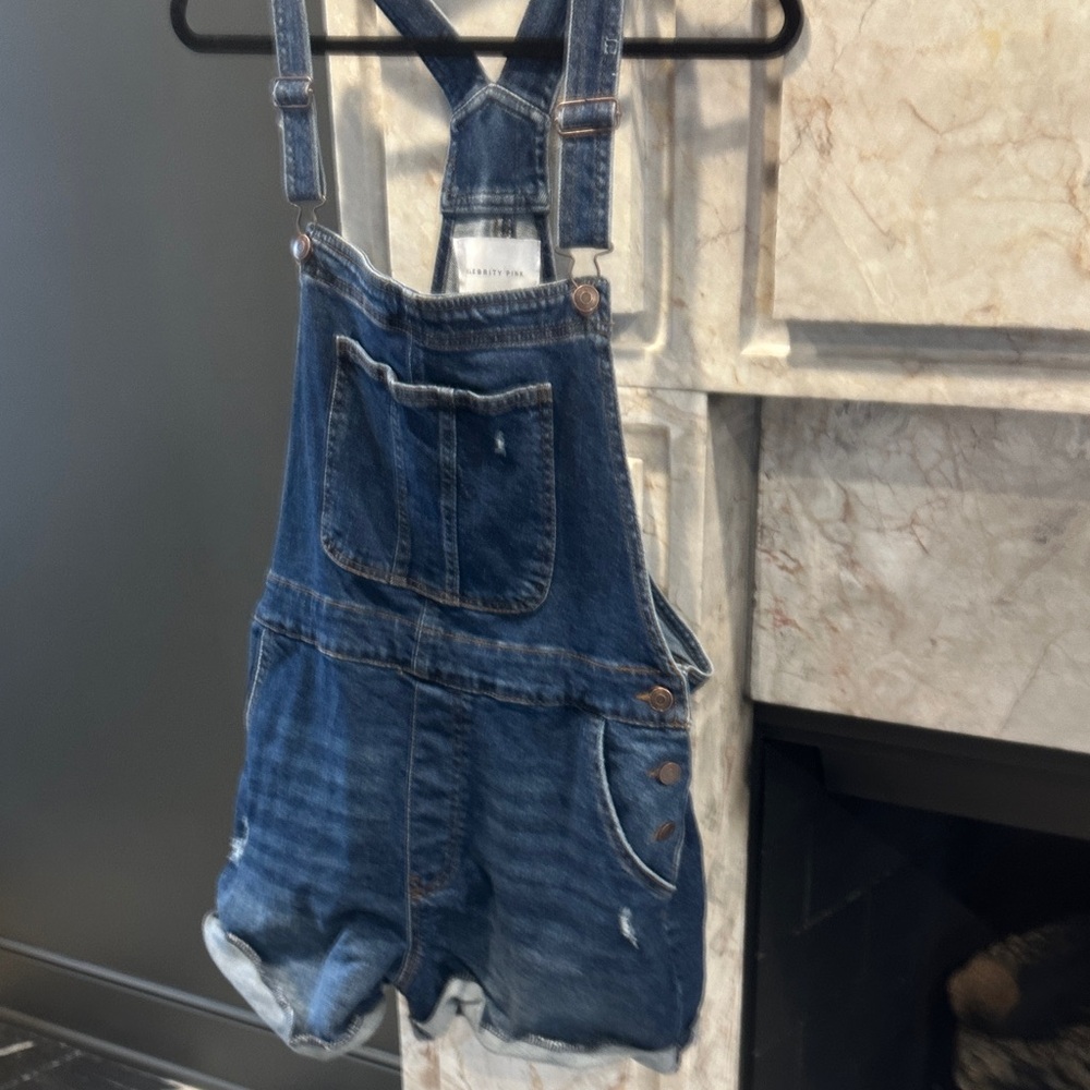 Celebrity Pink Dark Blue Jean Shorts